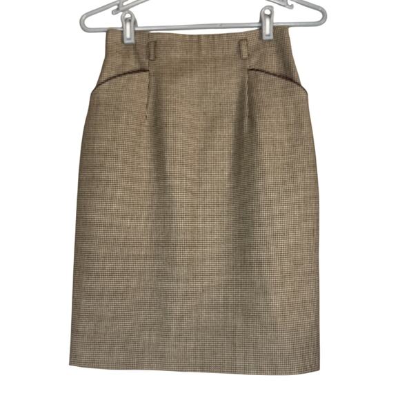 Ann Taylor Dresses & Skirts - Vintage Ann Taylor 100% Wool Pencil Skirt Womens 4 High Waist Heritage Classic